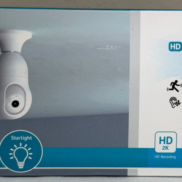 LaView Wi-Fi Smart Light Bulb L2 2K Security Camera Pan Tilt IP HD Cam (2-Pack) - Picture 3 of 14